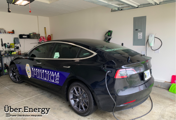 Bargersville Police Tesla Charging