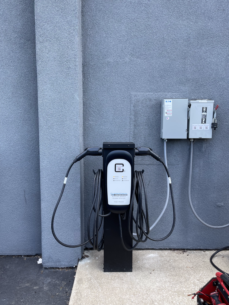 Car Dealership Charger Install